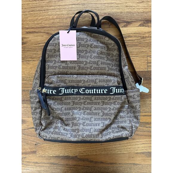 NWT Juicy Couture Goth Stat Chestnut Our Zips Say It All Women\'s Backpack (New) main image 6